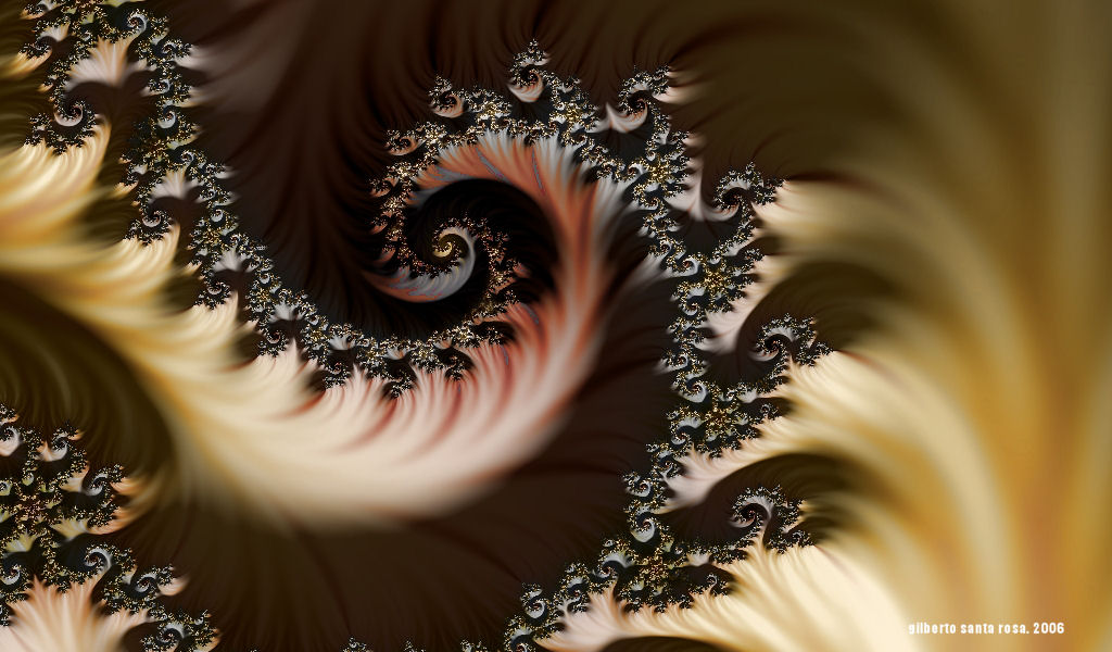 fractals in space. of a fractal space,